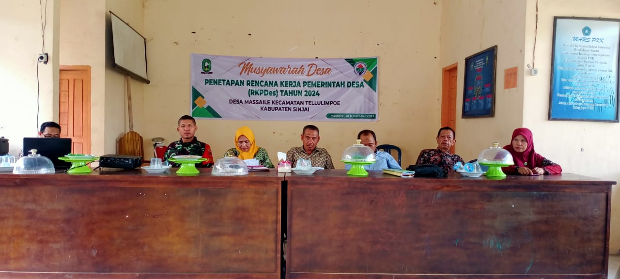 Penetapan Rencana Kerja Pemerintah Desa (RKPDes) Tahun 2024