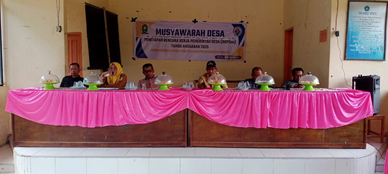 Musyawarah Desa Penetapan Perubahan APBDes T.A 2024 dan Penetapan RKPDes T.A 2025